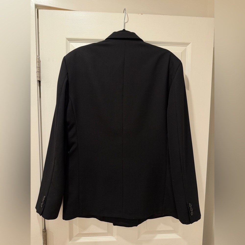 Second/Layer Pico Black Double-Breasted Blazer - image 4
